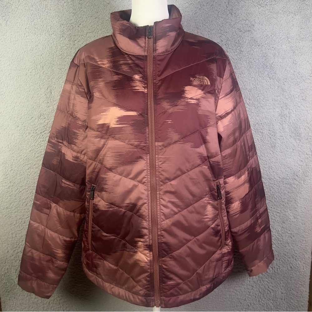 The North Face Tamburello 2 Jacket Womens Large Red Full Zip Insulated Outdoors